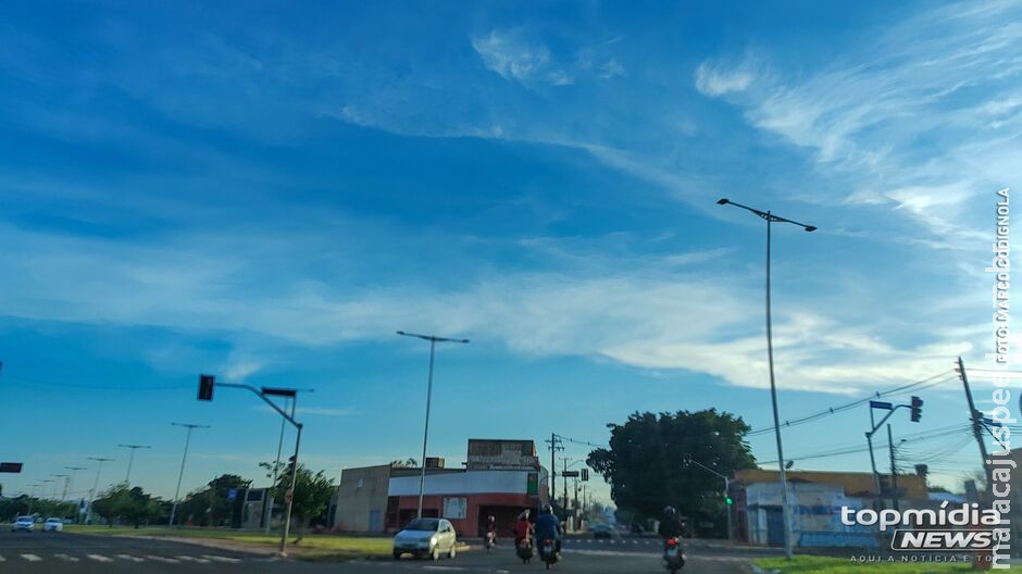 Sábado será de tempo firme com máxima de até 33°C em MS Sábado será de tempo firme com máxima de até 33°C em MS