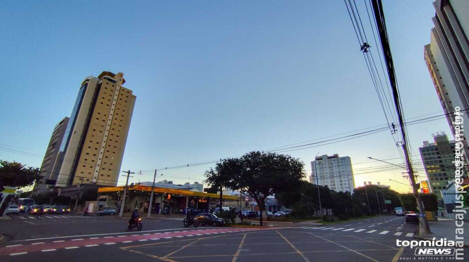 Sextou com S de sol em MS: tempo será seco com calor de até 32°C Sextou com S de sol em MS: tempo será seco com calor de até 32°C