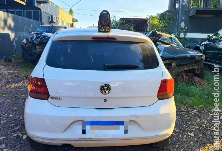 Veículo com registro de roubo é recuperado na fronteira Veículo com registro de roubo é recuperado na fronteira