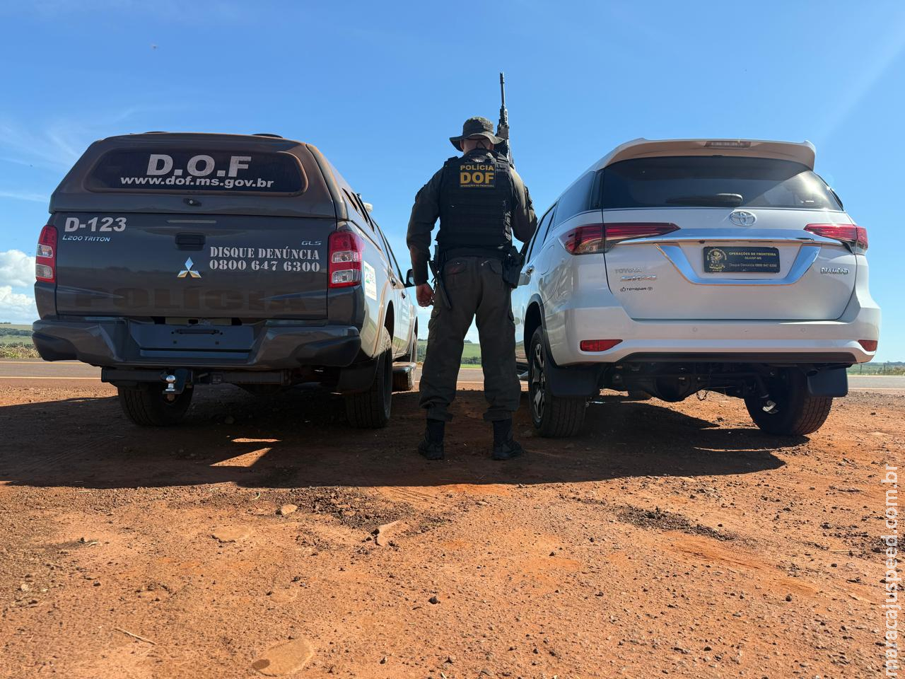 Veículo furtado no Paraná é recuperado pelo DOF em Amambai Veículo furtado no Paraná é recuperado pelo DOF em Amambai