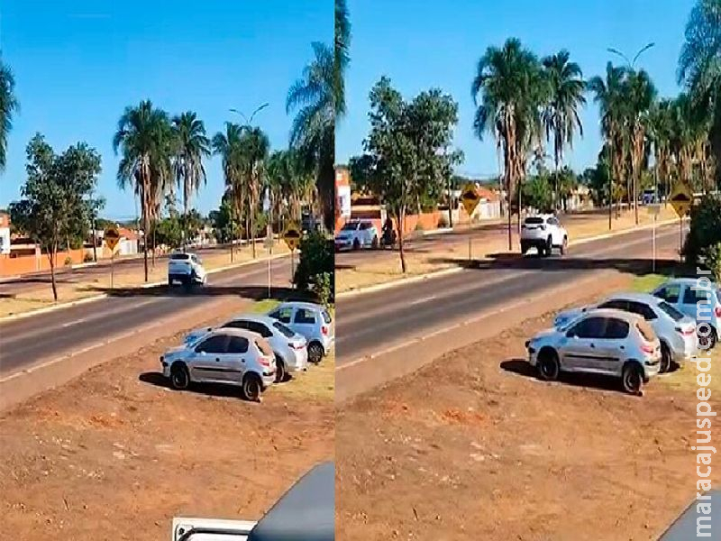 Após vídeo, Agetran reforça sinalização em quebra-molas Após vídeo, Agetran reforça sinalização em quebra-molas