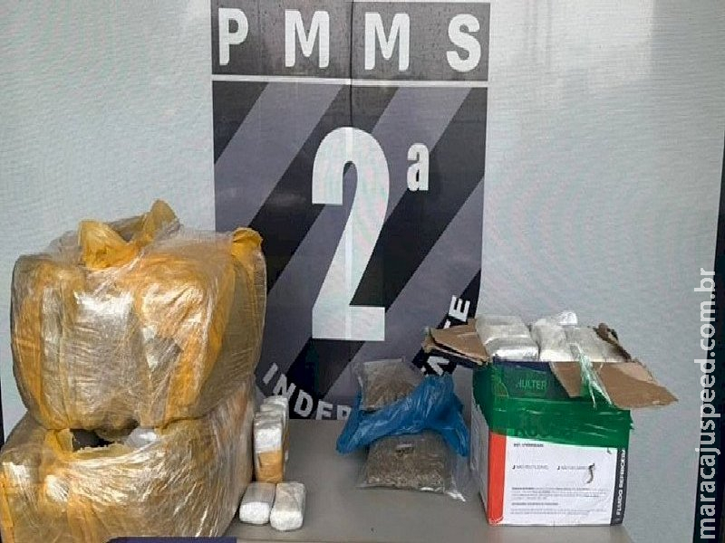 Caarapó: Ex-jogador de futebol do MS e amigo são presos transportando drogas em veículo Caarapó: Ex-jogador de futebol do MS e amigo são presos transportando drogas em veículo