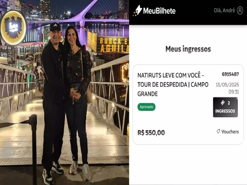 Casal viaja 500 km para ver Natiruts e descobre cancelamento no meio da estrada: ‘falta de respeito’ Casal viaja 500 km para ver Natiruts e descobre cancelamento no meio da estrada: ‘falta de respeito’