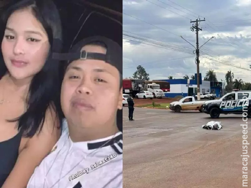 Colisão entre moto e caminhão termina com morte de casal Colisão entre moto e caminhão termina com morte de casal
