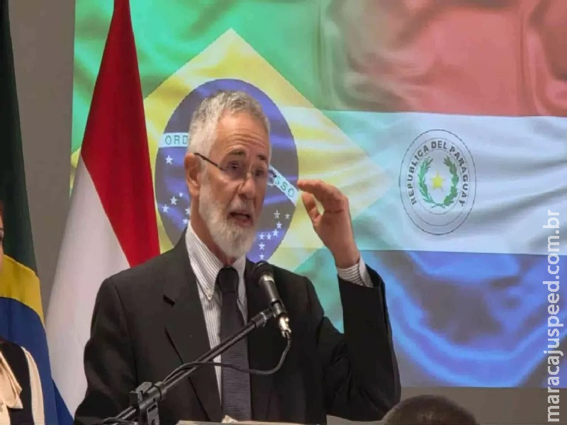Embaixador defende organização contra o crime e cobra integração da segurança na fronteira em MS Embaixador defende organização contra o crime e cobra integração da segurança na fronteira em MS