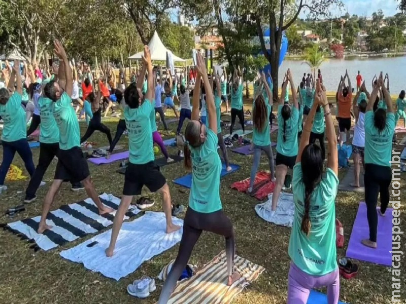 Festival promove aulas gratuitas de yoga para todas as idades no Parque das Nações Indígenas no domingo Festival promove aulas gratuitas de yoga para todas as idades no Parque das Nações Indígenas no domingo