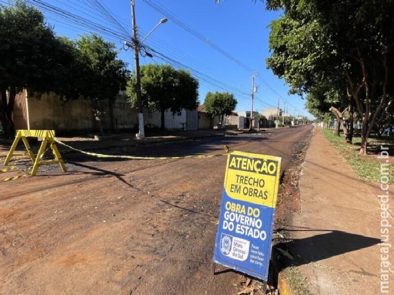 Governo de MS investe R$ 17 milhões em recapeamento do Jardim Água Boa Governo de MS investe R$ 17 milhões em recapeamento do Jardim Água Boa