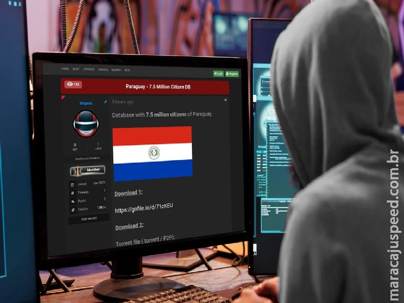 Hackers vazam dados de mais de 7 milhões de cidadãos paraguaios Hackers vazam dados de mais de 7 milhões de cidadãos paraguaios
