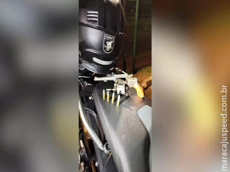 Homem é preso após ameaçar ex e neta com arma em Campo Grande Homem é preso após ameaçar ex e neta com arma em Campo Grande