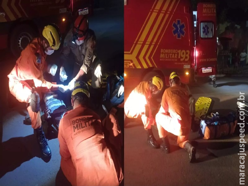 Idoso de 77 anos é socorrido após atropelamento em Corumbá Idoso de 77 anos é socorrido após atropelamento em Corumbá