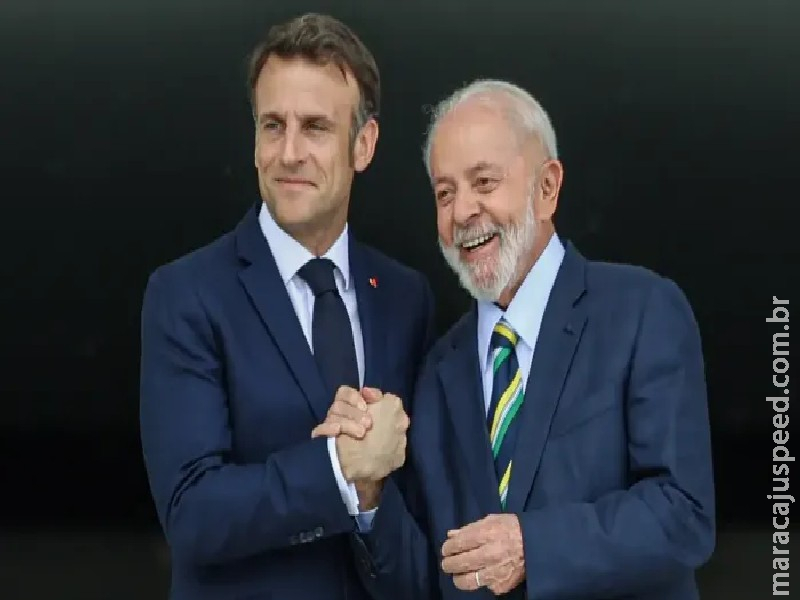 Lula pede que Macron “abra seu coração” para acordo com Mercosul Lula pede que Macron “abra seu coração” para acordo com Mercosul