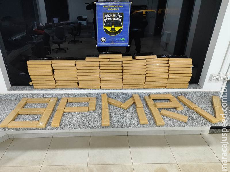 Maracaju: PMRv Base Maracaju apreende 99 kg de maconha e prende traficante em flagrante Maracaju: PMRv Base Maracaju apreende 99 kg de maconha e prende traficante em flagrante
