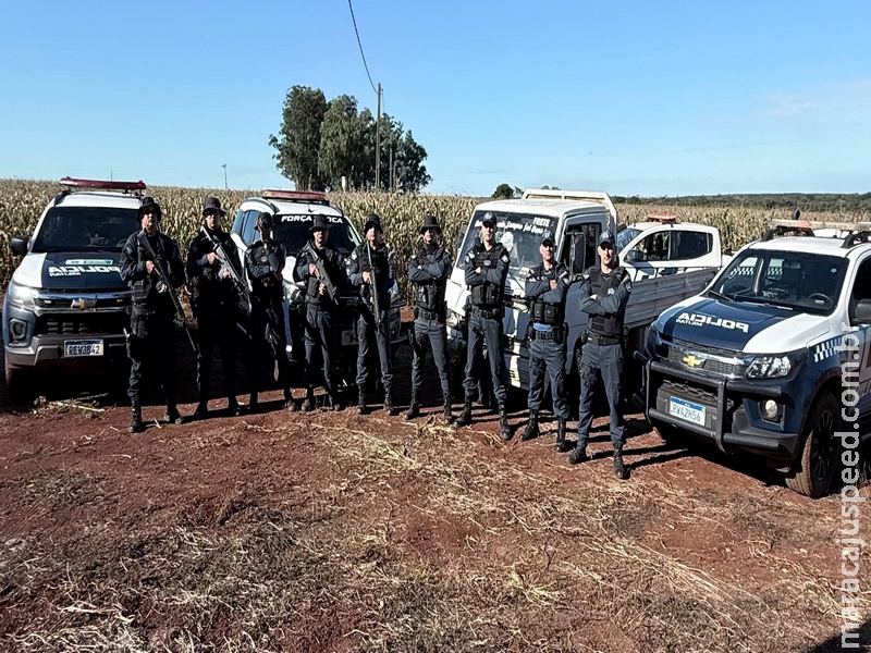 Operação policial em Maracaju resulta na prisão de trio e recuperação de caminhão após perseguição cinematográfica