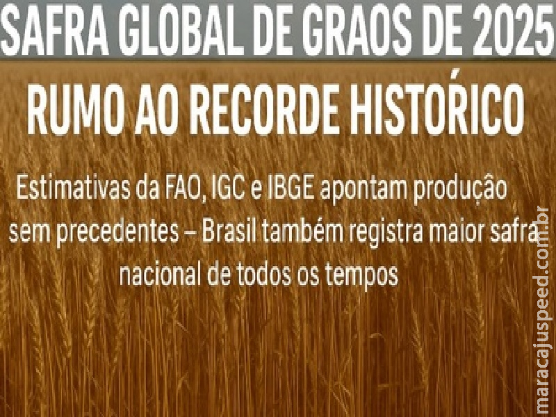 Safra Global de Grãos de 2025 Rumo ao Recorde Histórico Safra Global de Grãos de 2025 Rumo ao Recorde Histórico