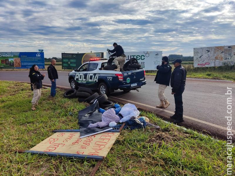 Tensão Máxima em Maracaju: Acampados dão ultimato e ameaçam fechar BR-267 e MS-162 por tempo indeterminado
