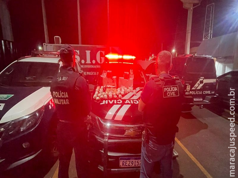 Operação Conjunta entre Polícia Civil e Polícia Militar Localiza Casa “BOMBA” em Maracaju