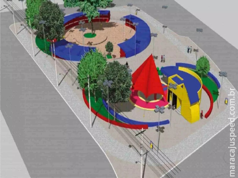 Após abertura de nova licitação, prefeitura divulga projeto da Praça dos Imigrantes Após abertura de nova licitação, prefeitura divulga projeto da Praça dos Imigrantes