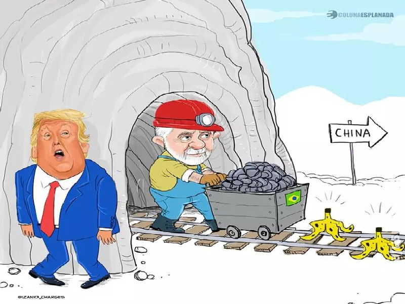 Donald Trump vai mostrando o real motivo do tarifaço contra o Brasil Donald Trump vai mostrando o real motivo do tarifaço contra o Brasil