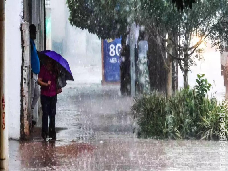 Inmet alerta para chuva e ventania em 14 cidades de MS Inmet alerta para chuva e ventania em 14 cidades de MS