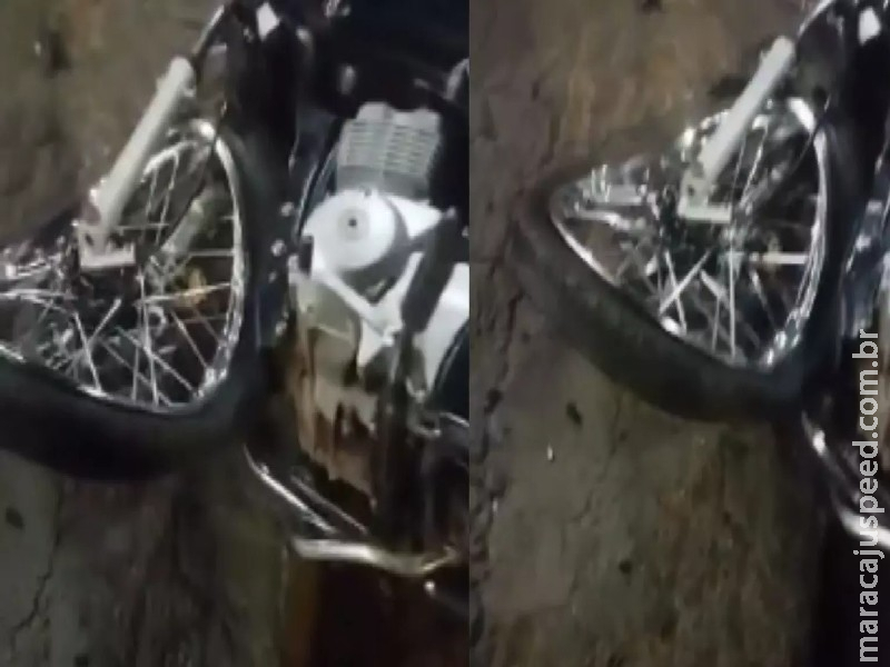 Motociclista é socorrido com traumatismo craniano após colisão com carro em Amambai