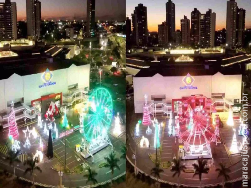 Natal antecipado? Decoração fora de época em shopping desperta curiosidade em campo-grandenses Natal antecipado? Decoração fora de época em shopping desperta curiosidade em campo-grandenses