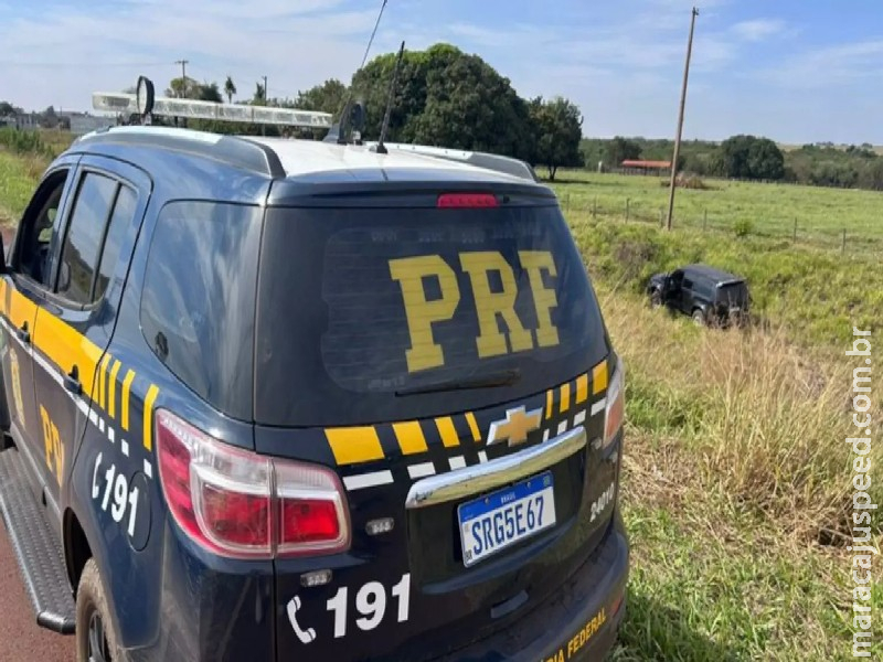 Perseguição a traficante acaba com mais de 1 tonelada apreendida na BR-163 pela PRF Perseguição a traficante acaba com mais de 1 tonelada apreendida na BR-163 pela PRF