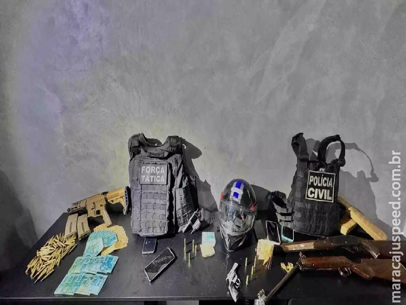 Polícia prende trio acusado de roubo, sequestro e extorsão de casal na fronteira com MS