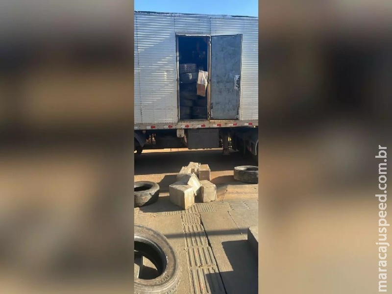 PRF apreende quase uma tonelada e meia de maconha em rodovia de Água Clara PRF apreende quase uma tonelada e meia de maconha em rodovia de Água Clara