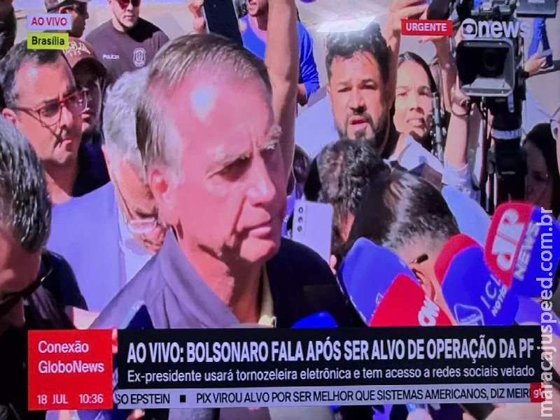 ‘Suprema humilhação’: após colocar tornozeleira, Bolsonaro diz que PGR não tem provas ‘Suprema humilhação’: após colocar tornozeleira, Bolsonaro diz que PGR não tem provas