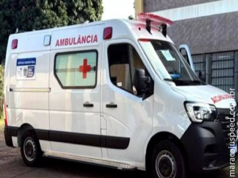 Três Lagoas recebe nova ambulância para reforçar transporte de pacientes