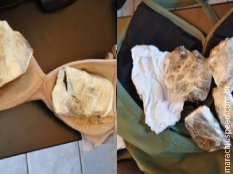 Três mulheres são flagradas tentando entrar com drogas no sutiã em presídio de MS