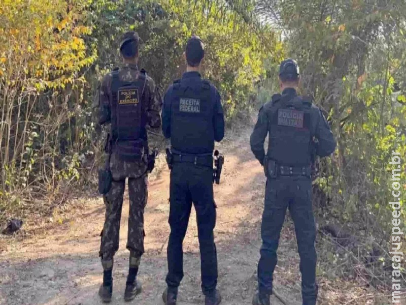 Trilha clandestina para contrabando é fechada em Corumbá Trilha clandestina para contrabando é fechada em Corumbá