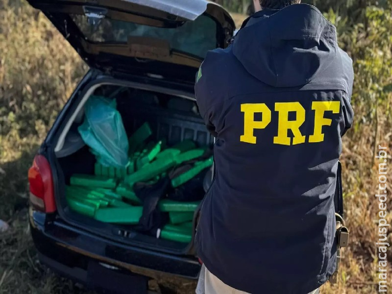 Após perseguição em anel rodoviário, rapaz com Gol lotado de maconha é preso pela PRF Após perseguição em anel rodoviário, rapaz com Gol lotado de maconha é preso pela PRF