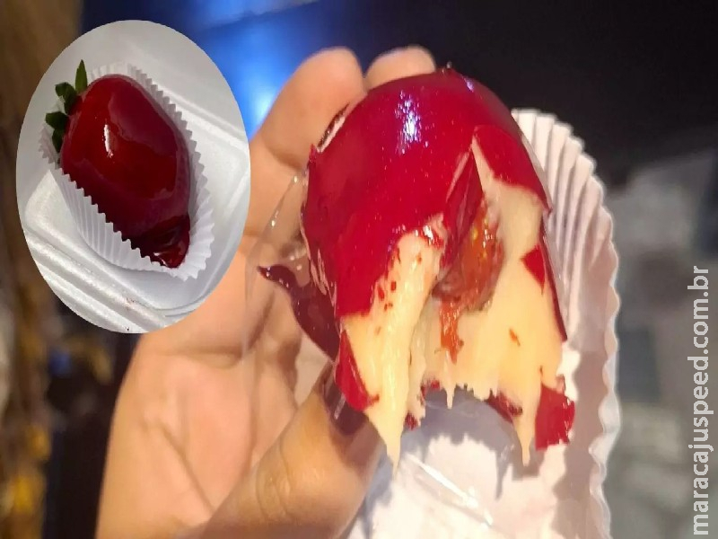 Cliente que odiou morango do amor e ameaçou confeiteira rebate versão dada à polícia: ‘nem cachorro come’