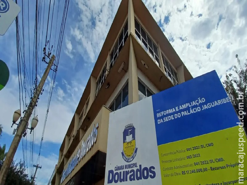 Com auditoria interna e fiscalização do MPMS, Câmara suspende contrato de reforma de prédio Com auditoria interna e fiscalização do MPMS, Câmara suspende contrato de reforma de prédio