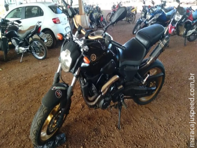 Com Yamaha MT-03 a partir de R$ 5,1 mil, Detran abre visitação de lotes para leilão em Dourados
