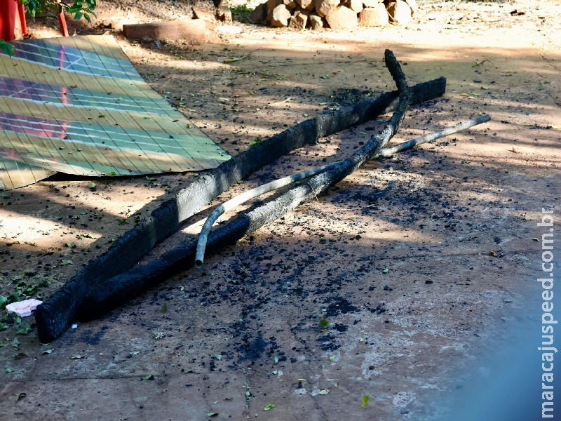 Compressor pode ter sido origem de incêndio em casa de Campo Grande