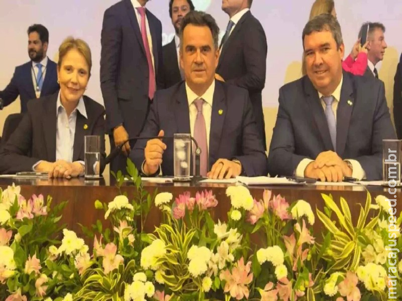 Em ato de filiação de Riedel, Tereza Cristina promete bancada federal ‘raiz’ do PP em 2026