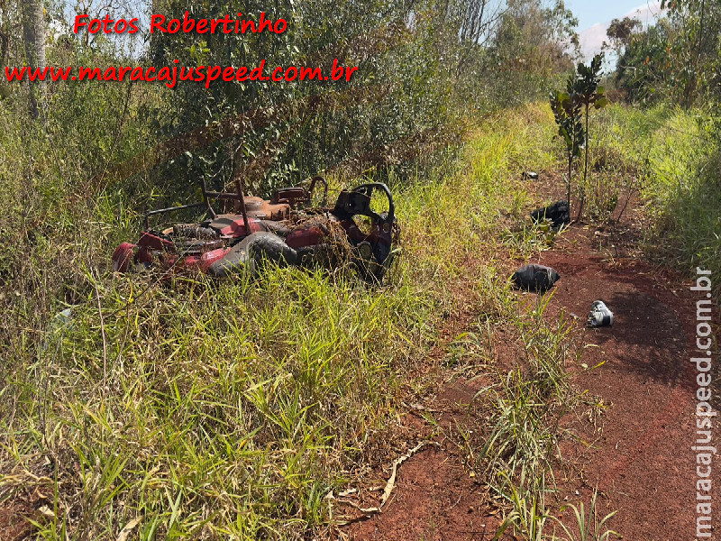 Em 'Milagre' na BR-267, Motociclista sobrevive após Harley Davidson ser destruída em acidente
