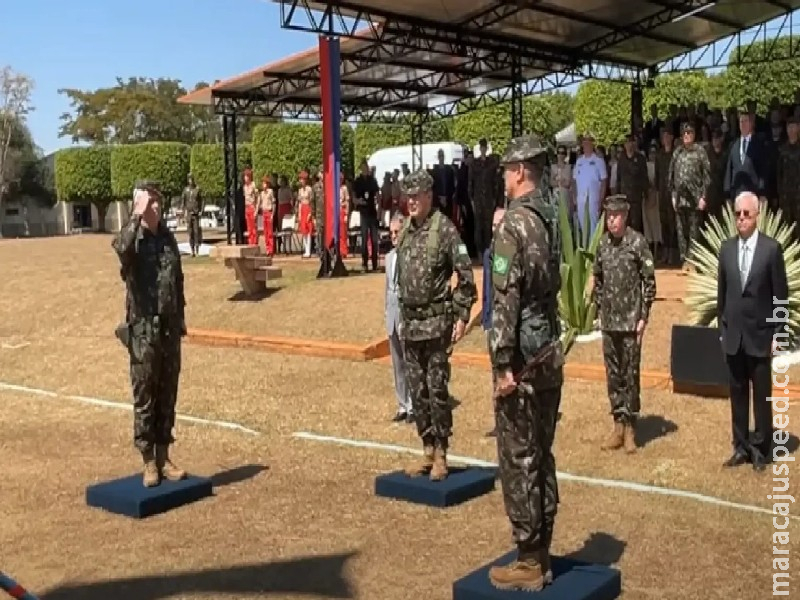 General Alcides Faria Júnior sucede Luiz Baganha e assume o Comando Militar do Oeste General Alcides Faria Júnior sucede Luiz Baganha e assume o Comando Militar do Oeste