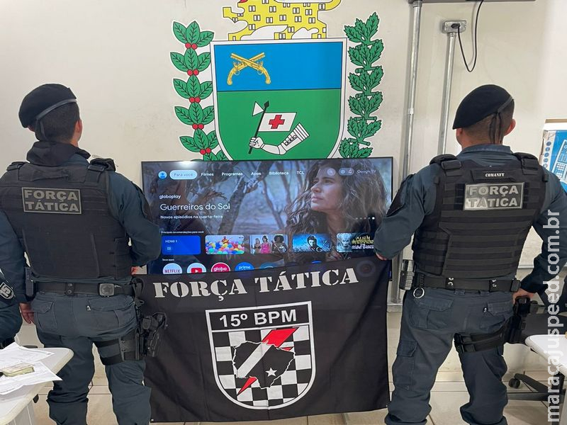 Homem com 99 passagens pela polícia furta TV de R$ 4,7 mil e vende por R$ 30 em Maracaju Homem com 99 passagens pela polícia furta TV de R$ 4,7 mil e vende por R$ 30 em Maracaju