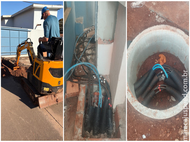 Hospital de Maracaju inicia obra na rede elétrica com recursos da Expomara 2025 Hospital de Maracaju inicia obra na rede elétrica com recursos da Expomara 2025