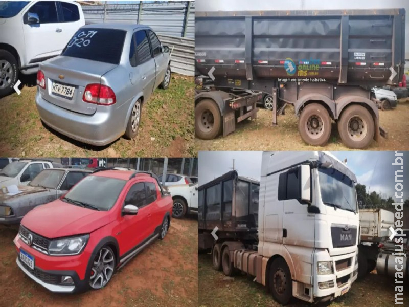 Leilão do TJMS tem carrocerias, motos e carros com lance a partir de R$ 1.890 Leilão do TJMS tem carrocerias, motos e carros com lance a partir de R$ 1.890