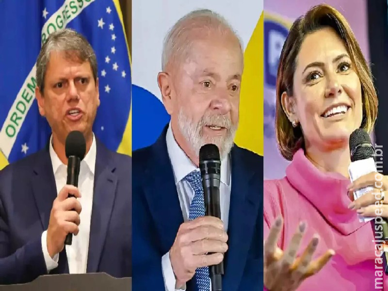 Lula empata no 2º turno com Michelle e Tarcísio, diz pesquisa Lula empata no 2º turno com Michelle e Tarcísio, diz pesquisa