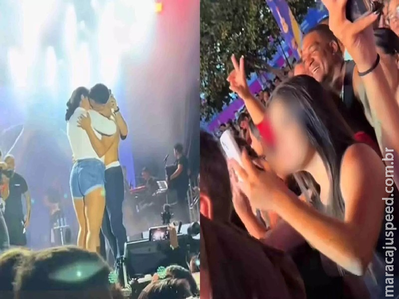 Rapaz aceita proposta de cantor e trai namorada por R$ 1 mil no palco de show em MS Rapaz aceita proposta de cantor e trai namorada por R$ 1 mil no palco de show em MS
