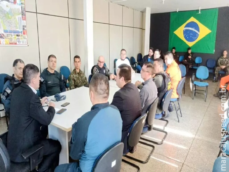 Reuniões discutem estratégias de segurança pública em Mundo Novo e Ponta Porã Reuniões discutem estratégias de segurança pública em Mundo Novo e Ponta Porã