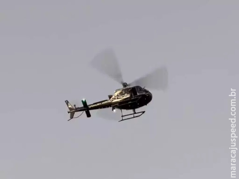 Três são presos e drogas apreendidas em operação da PM que teve helicóptero em bairros de Campo Grande 