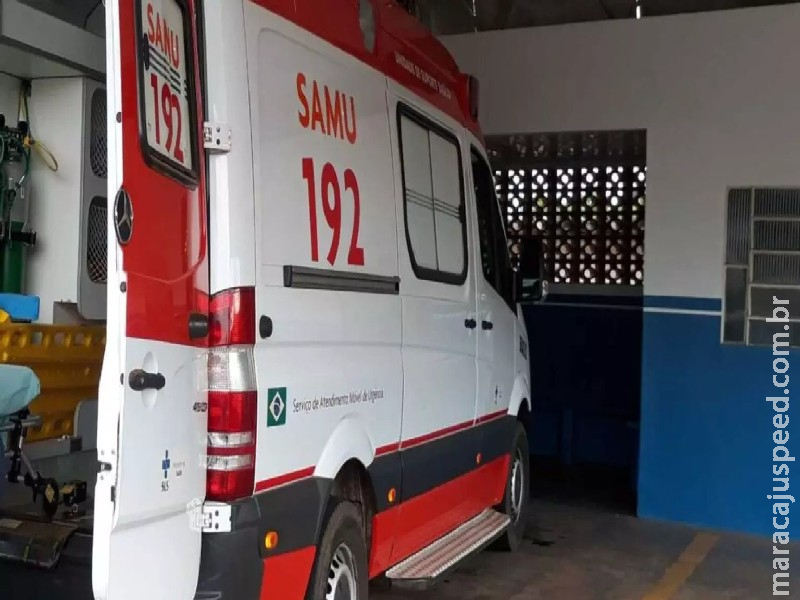 Criança é socorrida em estado grave após pular de ônibus em movimento em MS