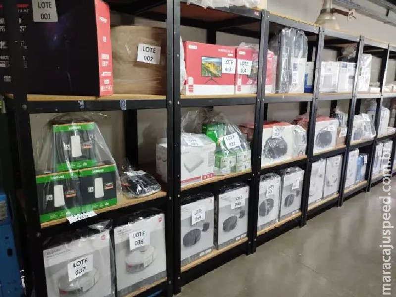 De cadeira a computador, Sefaz leiloa 300 lotes entre R$ 100 e R$ 1,6 mil em MS