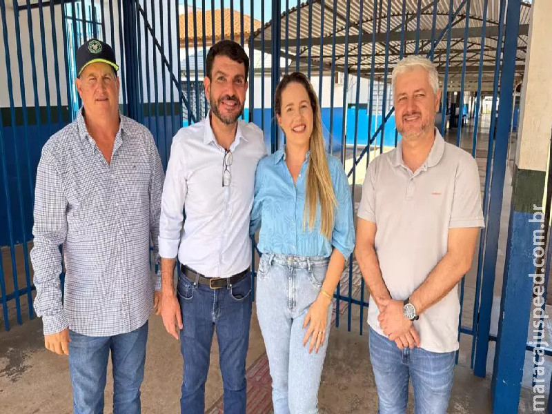 Deputado visita escola, centro educacional e comércio local em Itaquiraí Deputado visita escola, centro educacional e comércio local em Itaquiraí
